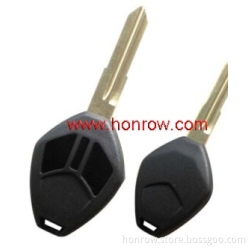 Mitsubishi remote car key blank with 3 button and light button (No Logo)